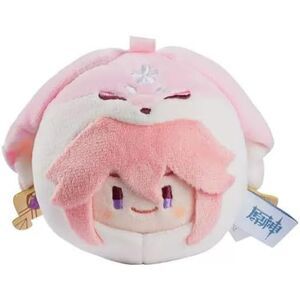 Teyvat Zoo "Yae Miko" plushie keychain